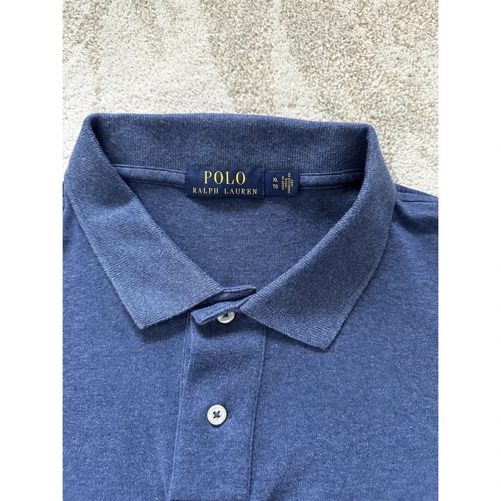 Polo Ralph Lauren Men’s Polo Golf Blue‎ Shirt Pony Logo embroidered Size XL/G